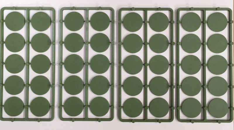 25mm Diameter Wargaming Bases (40 Base Pack)