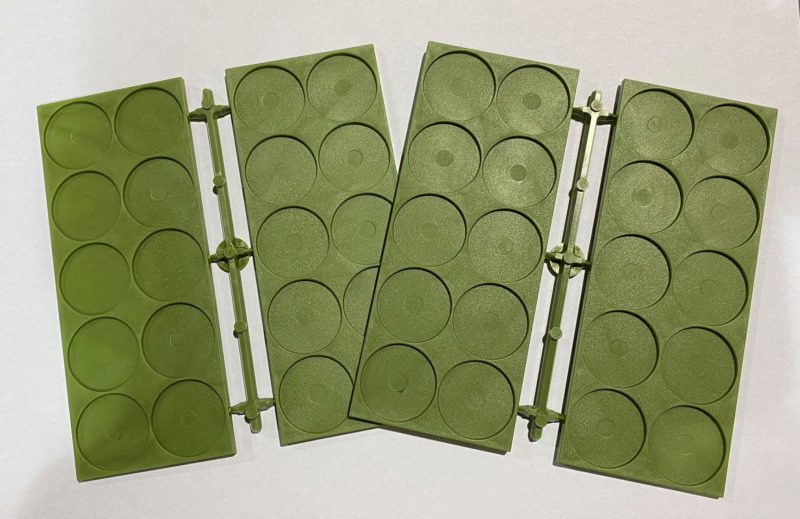 25mm Diameter Recessed Movement Tray - 10 Spaces per Tray