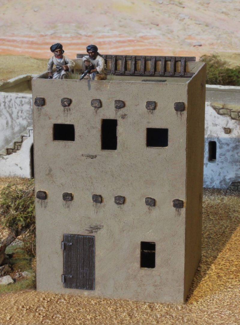 Afghanistan To Middle East Two-Storey House (Medium 115mm High)