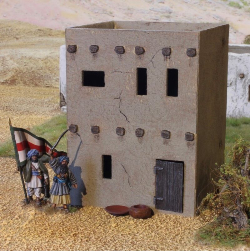 Afghanistan To Middle East Two-Storey House (Small 108mm High)