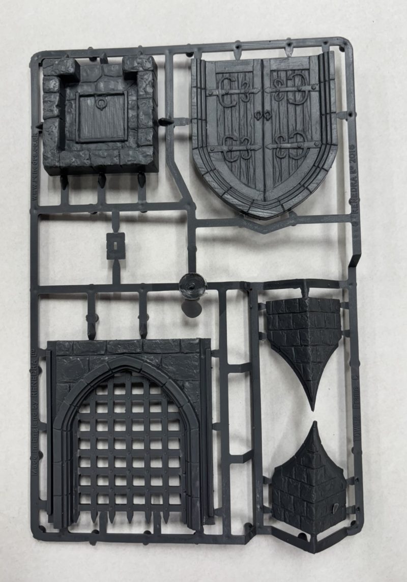 Tower Portcullis and main Door Section